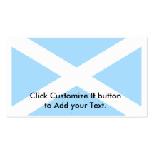 Drapeau de l'Ecosse (traditionnelle), Royaume-Uni Modèles De Cartes De Visite