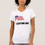 Drapeau de l'élection 2016 t-shirts