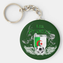 Drapeau de Les Fennecs de l'Algérie Algerie Keycha Porte-clef