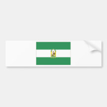 Drapeau de l'Espagne Andalousie Autocollants Pour Voiture
