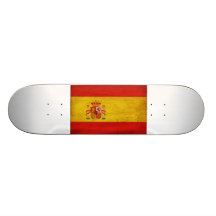 Drapeau de l'Espagne Plateau De Planche À Roulettes