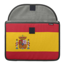 Drapeau de l'Espagne Poches Pour Macbook