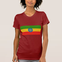 Drapeau de l'Ethiopie T-shirt