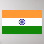 Drapeau de l'Inde Affiches