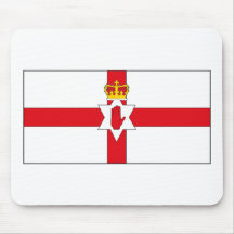 Drapeau de l'Irlande du Nord Mousepad (léger) Tapis De Souris