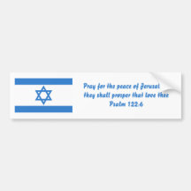 Drapeau de l'Israël, Adhésif Pour Voiture
