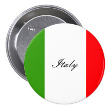 Drapeau de l'Italie Badges Avec Agrafe