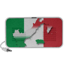 Drapeau de l'Italie Haut-parleurs De Voyage