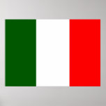 Drapeau de l'Italie Posters
