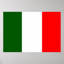 Drapeau de l'Italie Posters