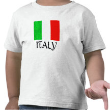 DRAPEAU DE L'ITALIE T-SHIRTS