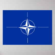 Drapeau de l'OTAN Posters