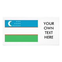 Drapeau de l'Ouzbékistan Cartes Avec Photo