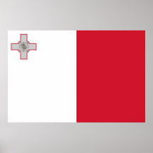 Drapeau de Malte, Malte Affiche