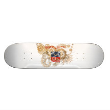Drapeau de Mayotte Skateboards Cutomisables