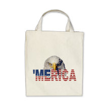 'Drapeau de MERICA et sac fourre-tout à Eagle