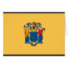 Drapeau de New Jersey Cartes