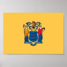 Drapeau de New Jersey Posters