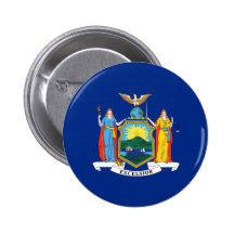 Drapeau de New York Badge Avec Épingle