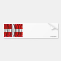 Drapeau de ondulation de la Haute-Savoie Adhésif Pour Voiture