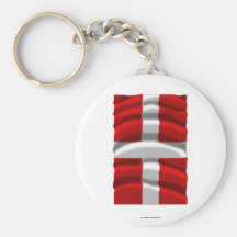 Drapeau de ondulation de la Haute-Savoie Porte-clé