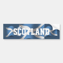 Drapeau de ondulation de l'Ecosse Autocollant Pour Voiture