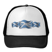 Drapeau de ondulation de l'Ecosse Casquette De Camionneur