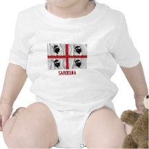 Drapeau de ondulation de Sardegna avec le nom Bodies