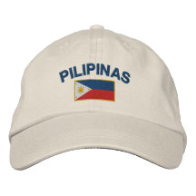 Drapeau de Philippines Pilipinas Casquettes De Baseball Brodées