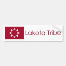 Drapeau de pin Ridge de Lakota Adhésifs Pour Voiture