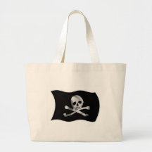 Drapeau de pirate sac fourre-tout