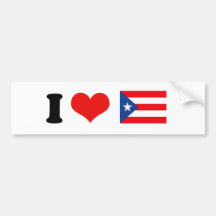 Drapeau de Porto Rico Adhésif Pour Voiture