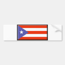 Drapeau de Porto Rico Adhésif Pour Voiture