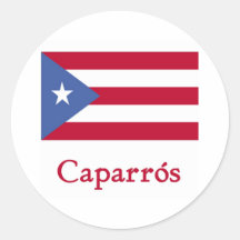 Drapeau de Portoricain de Caparrós Autocollant