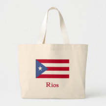 Drapeau de Portoricain de Rios Sacs En Toile