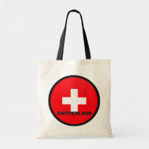 Drapeau de qualité de rondeau de la Suisse Sacs En Toile