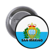 Drapeau de qualité de rondeau du Saint-Marin Badge Avec Épingle
