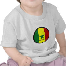 Drapeau de qualité de rondeau du Sénégal T-shirt