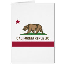 Drapeau de République de la Californie - couleur Carte