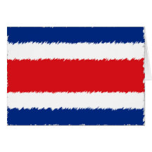 Drapeau de Rican de côte Carte De Vœux