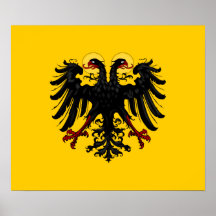 Drapeau de Saint Empire Romain Affiches