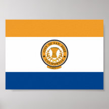 Drapeau de San Jose Affiche
