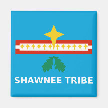 Drapeau de Shawnee Aimants Pour Réfrigérateur