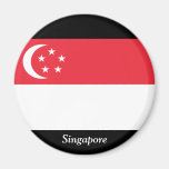 Drapeau de Singapour Magnets Pour Réfrigérateur