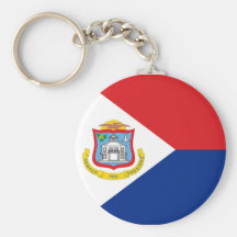 Drapeau de Sint Maarten Porte-clefs