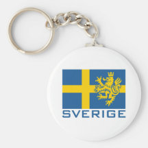 Drapeau de Sverige Porte-clés
