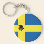 Drapeau de Viking de Suédois porte-clés