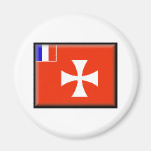 Drapeau de Wallis-et-Futuna Aimants Pour Réfrigérateur