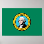 Drapeau de Washington Posters