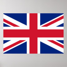 Drapeau des Anglais de ~ d'Union Jack Affiches